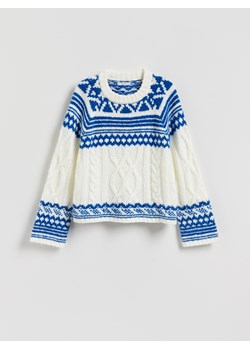 Reserved - Sweter z nordyckim wzorem - wielobarwny ze sklepu Reserved w kategorii Swetry damskie - zdjęcie 186198175