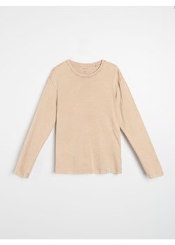 Sinsay - Bawełniana koszulka basic - brązowy ze sklepu Sinsay w kategorii T-shirty męskie - zdjęcie 186199706