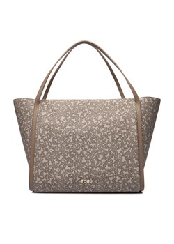 Torebka TOUS Kaos Mini Lines 2002183744 Brązowy ze sklepu eobuwie.pl w kategorii Torby Shopper bag - zdjęcie 186199788