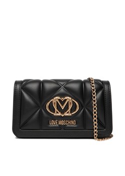 Torebka LOVE MOSCHINO JC5640PP0NLC0000 Czarny ze sklepu eobuwie.pl w kategorii Kopertówki - zdjęcie 186199816