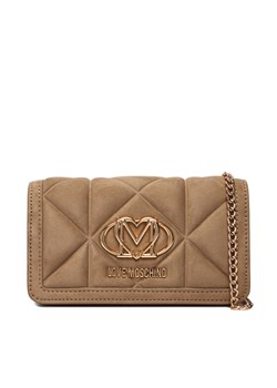 Torebka LOVE MOSCHINO JC5640PP0NKE0105 Beżowy ze sklepu eobuwie.pl w kategorii Kopertówki - zdjęcie 186199828