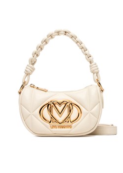 Torebka LOVE MOSCHINO JC4189PP0NLC0110 Écru ze sklepu eobuwie.pl w kategorii Listonoszki - zdjęcie 186199889