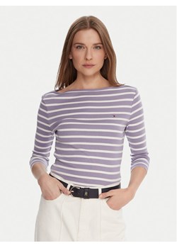 Tommy Hilfiger Bluzka WW0WW40589 Fioletowy Regular Fit ze sklepu MODIVO w kategorii Bluzki damskie - zdjęcie 186200428
