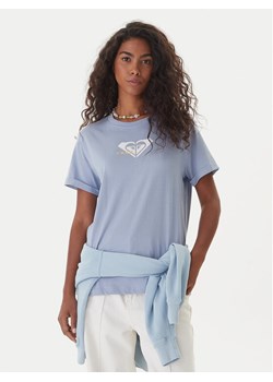 Roxy T-Shirt Oceanregular ERJZT06078 Niebieski Regular Fit ze sklepu MODIVO w kategorii Bluzki damskie - zdjęcie 186200516