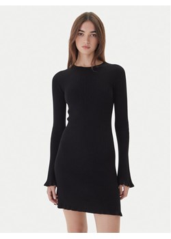 Kontatto Sukienka dzianinowa 3M0819C Czarny Slim Fit ze sklepu MODIVO w kategorii Sukienki - zdjęcie 186200558