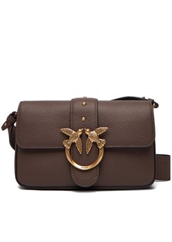 PINKO Torebka Love One Mini Slouchy Fl Al 25-26 104340 A2OX Bordowy ze sklepu MODIVO w kategorii Listonoszki - zdjęcie 186200596
