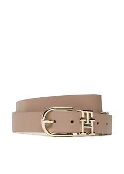 Tommy Hilfiger Pasek Damski Th Lux 3.0 Rev AW0AW14246 Beżowy ze sklepu MODIVO w kategorii Paski damskie - zdjęcie 186200616