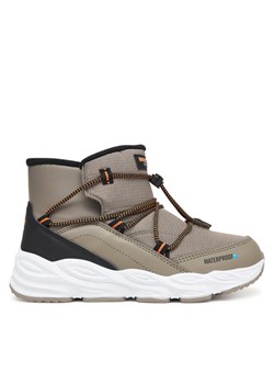 Skechers Śniegowce Turbo Tread 406385L TPBK Szary - id: 0000305519146 - marki Skechers - 186200619 Skechers Śniegowce Turbo Tread 406385L TPBK Szary ze sklepu MODIVO w kategorii Buty zimowe dziecięce - zdjęcie 186200619