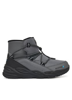 Skechers Śniegowce Turbo Tread 406385L CCBK Szary ze sklepu MODIVO w kategorii Buty zimowe dziecięce - zdjęcie 186200666