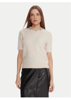 KAOS Sweter RI1NT071 Écru Regular Fit ze sklepu MODIVO w kategorii Swetry damskie - zdjęcie 186200678