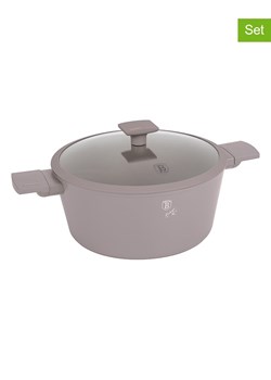 Berlinger Haus 2-częściowy zestaw &quot;Taupe Collection&quot; w kolorze szarobrązowym - Ø 24 cm ze sklepu Limango Polska w kategorii Garnki - zdjęcie 186202298