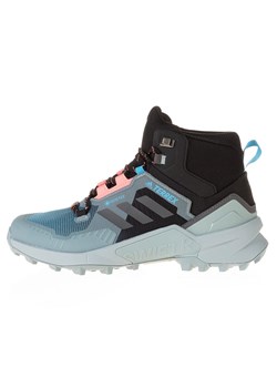 adidas Botki trekkingowe &quot;Terrex Swift R3 Gore-Tex&quot; w kolorze antracytowo-błękitnym ze sklepu Limango Polska w kategorii Buty trekkingowe damskie - zdjęcie 186202569