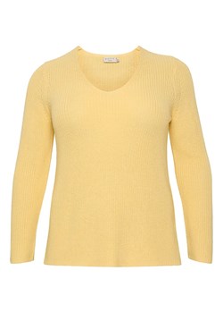 KAFFE curve Sweter w kolorze żółtym ze sklepu Limango Polska w kategorii Swetry damskie - zdjęcie 186202699