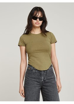 G-Star Koszulka w kolorze khaki ze sklepu Limango Polska w kategorii Bluzki damskie - zdjęcie 186202809