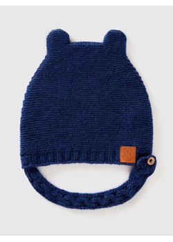 Benetton Czapka w kolorze granatowym ze sklepu Limango Polska w kategorii Czapki dziecięce - zdjęcie 186202985