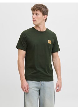 Jack &amp; Jones Koszulka w kolorze ciemnozielonym ze sklepu Limango Polska w kategorii T-shirty męskie - zdjęcie 186203039