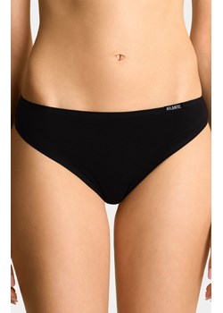 3BLP-602 bawełniane czarne figi z niską talią 3-pack, Kolor czarny, Rozmiar S, ATLANTIC ze sklepu Intymna w kategorii Majtki damskie - zdjęcie 186203835