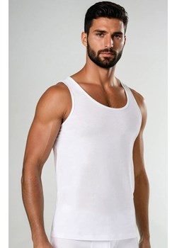 Biały podkoszulek męski tank top Eli 1301, Kolor biały, Rozmiar 3XL, Teyli ze sklepu Intymna w kategorii Podkoszulki męskie - zdjęcie 186203966