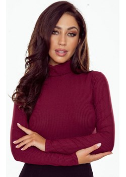 Bluzka damska z golfem bordowa Matylda, Kolor bordowy, Rozmiar M, Eldar ze sklepu Intymna w kategorii Bluzki damskie - zdjęcie 186204077