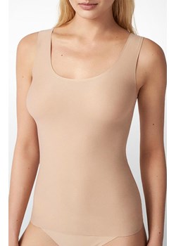 Marilyn bezszwowy top damski beżowy Naked Skin, Kolor beżowy, Rozmiar uniwersalny, Marilyn ze sklepu Intymna w kategorii Podkoszulki i halki - zdjęcie 186204509