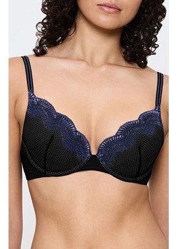 Triumph biustonosz push-up Comfort Glam WHU 10224965-0004, Kolor czarno-granatowy, Rozmiar 70B, Triumph - id: 215844 - marki Triumph - 186204769 Triumph biustonosz push-up Comfort Glam WHU 10224965-0004, Kolor czarno-granatowy, Rozmiar 70B, Triumph ze sklepu Intymna w kategorii Biustonosze - zdjęcie 186204769