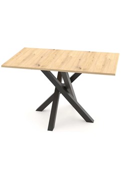 Prostokątny stół z nogami X dąb artisan  S5-G48 ze sklepu Edinos.pl w kategorii Stoły - zdjęcie 186204807