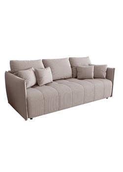 Jasnobeżowa tapicerowana sofa rozkładana E1-W40 - id: 53041 - marki Elior - 186204878 Jasnobeżowa tapicerowana sofa rozkładana E1-W40 ze sklepu Edinos.pl w kategorii Sofy i kanapy - zdjęcie 186204878
