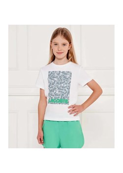 Lacoste T-shirt | Regular Fit ze sklepu Gomez Fashion Store w kategorii Bluzki dziewczęce - zdjęcie 186204899