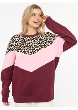 Zwillingsherz Bluza &quot;Konny&quot; w kolorze czerwono-jasnoróżowym ze sklepu Limango Polska w kategorii Bluzy damskie - zdjęcie 186205728