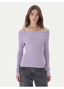 Kontatto Sweter 3M0813C Fioletowy Regular Fit ze sklepu MODIVO w kategorii Swetry damskie - zdjęcie 186205935