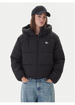 Tommy Jeans Kurtka zimowa DW0DW21625 Czarny Regular Fit ze sklepu MODIVO w kategorii Kurtki damskie - zdjęcie 186205939