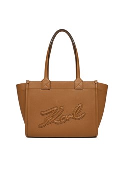 KARL LAGERFELD Torebka A4W30258 Brązowy ze sklepu MODIVO w kategorii Torby Shopper bag - zdjęcie 186205956