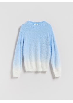 Reserved - Sweter z efektem ombre - jasnoturkusowy ze sklepu Reserved w kategorii Swetry dziewczęce - zdjęcie 186207479