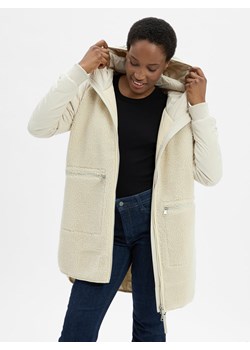 Ragwear Pluszowa parka damska - Longeddy Kobiety Sztuczne włókno écru jednolity ze sklepu vangraaf w kategorii Parki damskie - zdjęcie 186207899