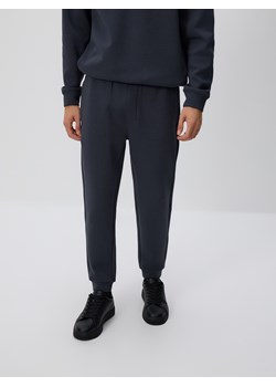 Reserved - Spodnie dresowe slim fit - ciemnoszary ze sklepu Reserved w kategorii Spodnie męskie - zdjęcie 186209047