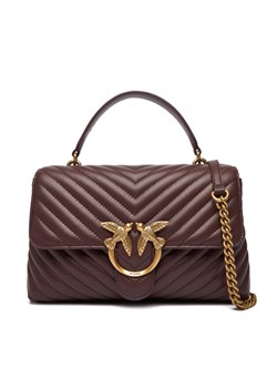 PINKO Torebka Love Lady Puff Classic Cl Al 25-26 PLTT 100043 A0GK Bordowy ze sklepu MODIVO w kategorii Listonoszki - zdjęcie 186209947