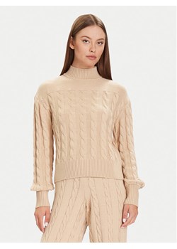 Guess Golf W5BR30 Z1192 Beżowy Relaxed Fit ze sklepu MODIVO w kategorii Swetry damskie - zdjęcie 186209955