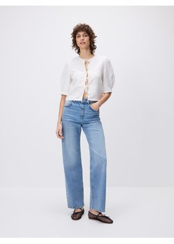 Reserved - Jeansy wide leg - niebieski ze sklepu Reserved w kategorii Jeansy damskie - zdjęcie 186210958