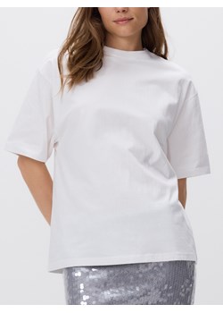 Reserved - Bawełniany t-shirt oversize - biały ze sklepu Reserved w kategorii Bluzki damskie - zdjęcie 186210977