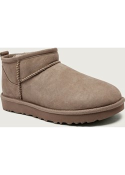 UGG Skórzane śniegowce CLASSIC ULTRA MINI | z dodatkiem wełny ze sklepu Gomez Fashion Store w kategorii Śniegowce damskie - zdjęcie 186211057