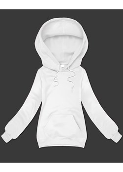Luźna bluza kangurka z kapturem S'West biała (B-11#) ze sklepu goodlookin.pl w kategorii Bluzy damskie - zdjęcie 186213097