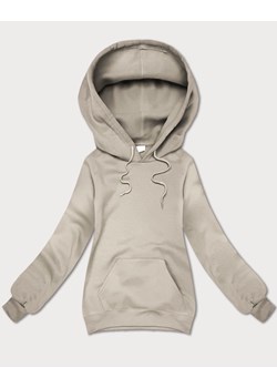 Luźna bluza kangurka z kapturem S'West beżowa (B-11#) ze sklepu goodlookin.pl w kategorii Bluzy damskie - zdjęcie 186213116
