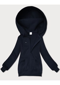 Rozpinana bluza damska z kapturem S'West granatowa (B-12#) ze sklepu goodlookin.pl w kategorii Bluzy damskie - zdjęcie 186213129