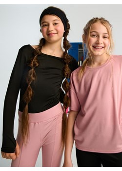 Sinsay - Sportowe body w stylu basic z długimi rękawami - czarny ze sklepu Sinsay w kategorii Bluzki dziewczęce - zdjęcie 186214108