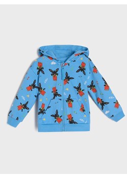 Sinsay - Bluza z kapturem ze wzorkiem Bing - niebieski - id: 549EM-55X - marki Sinsay - 186214126 Sinsay - Bluza z kapturem ze wzorkiem Bing - niebieski ze sklepu Sinsay w kategorii Bluzy i swetry - zdjęcie 186214126