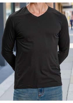 Sinsay - Koszulka z długimi rękawami - czarny ze sklepu Sinsay w kategorii T-shirty męskie - zdjęcie 186214148