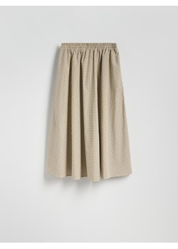 Reserved - Bawełniana spódnica w kratkę - wielobarwny ze sklepu Reserved w kategorii Spódnice - zdjęcie 186216176