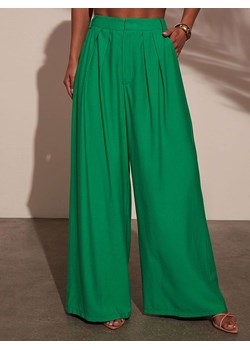 LA Angels Spodnie w kolorze zielonym ze sklepu Limango Polska w kategorii Spodnie damskie - zdjęcie 186216796