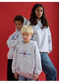 Reserved - Bluza New York Knicks NBA - jasnoszary ze sklepu Reserved w kategorii Bluzy chłopięce - zdjęcie 186217375
