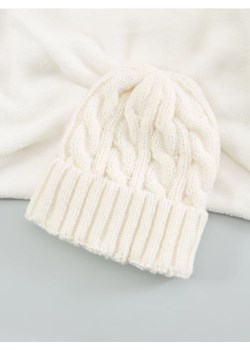 Sinsay - Czapka - kremowy ze sklepu Sinsay w kategorii Czapki zimowe damskie - zdjęcie 186217717